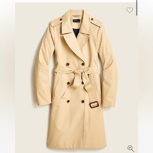 J Crew Tan Trench Coat Timeless Design